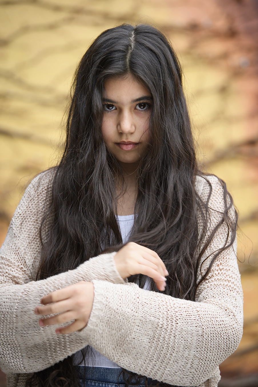 High end bright natural light outdoor backdrop child/ kids portrait shot in studio by Kevin Mark Pass